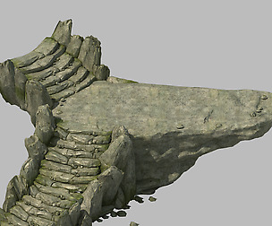 Tongtianhe - rock stairs 01