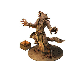 Evil Creator - Werewolf Statue 01