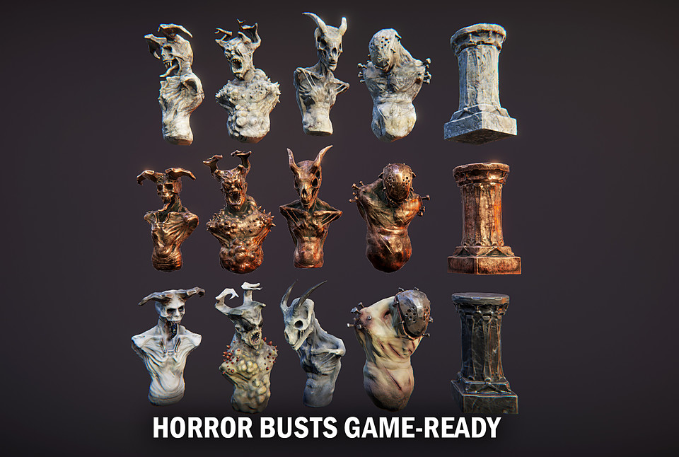 3d model horror