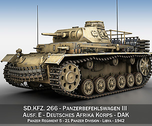 PzBefWg III - Ausf.E - DAK