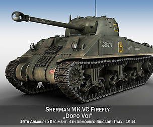 Sherman MK VC Firefly - Dopo Voi