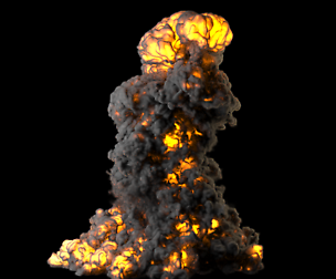 Explosion Alpha Channel 12 Videos Fire Smoke Bomb