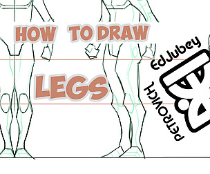 How to draw LEGS (English subtitles)