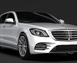 Mercedes Benz S 500 Lang AMG Line V222 2018