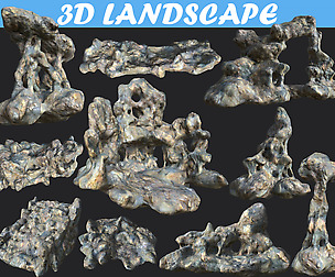 Cave Smooth Rock Modular Pack