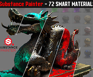 72 Smart Materials for Substance Painter