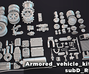 HQ_Armored_vehicle_kitbash_subD_ready