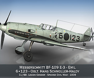 Messerschmitt - BF-109 E - 6-123
