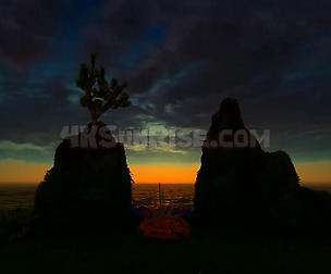 Sunrise in Ocean Hills 4k Nature Video