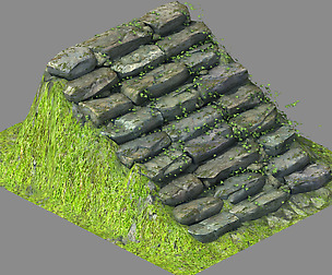 New Village - stone steps 02