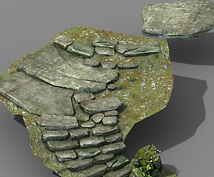 New Village - stone steps 04