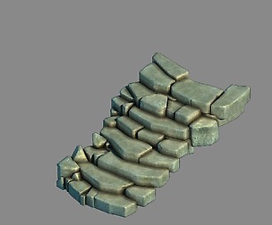 New Village - stone stairs 01