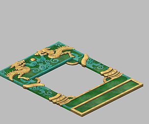 the main city - the city gate - ground relief 02