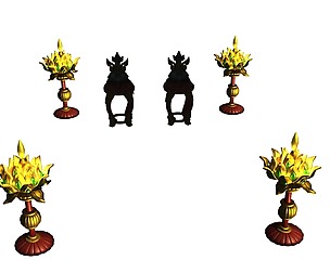 Ancient capital buildings - Palace Lotus Lantern