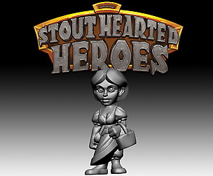 STOUT HEARTED HEROES - VILLAGERS: Peasant (female)