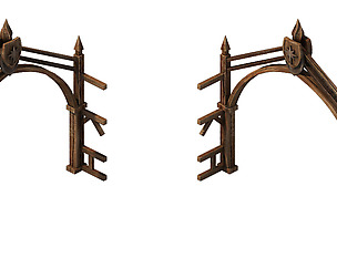 Racing Area - Wooden Doors 01