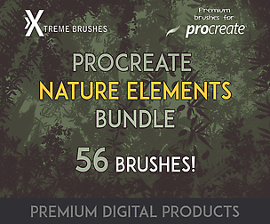 Procreate Nature Elements Bundle!