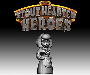 STOUT HEARTED HEROES - VILLAGERS: Peasent (girl)