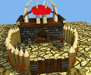 Stylized Orc Barracks