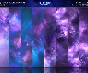 10 SUPER HQ SPACE BACKGROUNDS - PACK 4