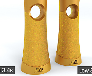 Beach Volleyball World Championship Cup low poly