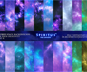 20 FREE SPACE BACKGROUNDS - PACK 13
