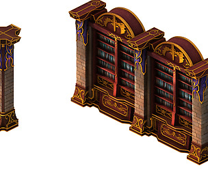 Library - Bookshelf 03
