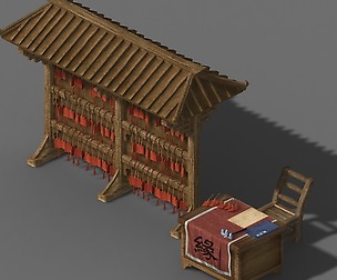 Journey to the West - month temple props