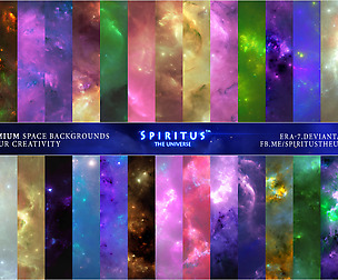 30 SPACE BACKGROUNDS - PACK 22
