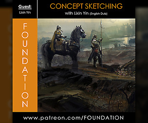 Foundation Patreon - Concept Sketching - Lixin Yin