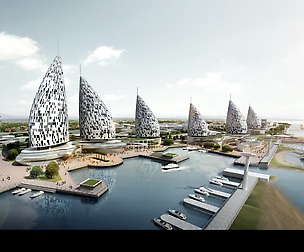 3D Building 880