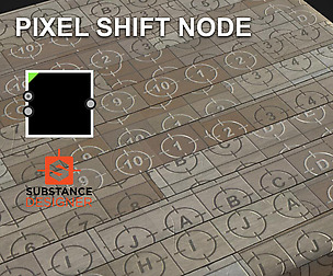 Pixel Shift Node for Substance Designer
