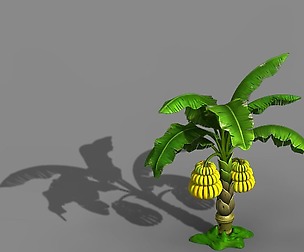 Empty mulberry - banana tree 01