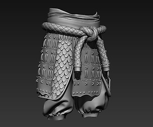 Samurai Leg Armor with Pants