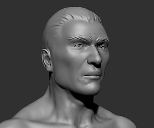 Male Japanese Head