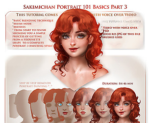 Portrait 101 part 3 tutorial pack