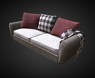 Sofa PBR Game Asset