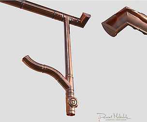 New Copper Gutter System PBR