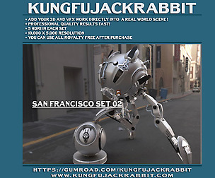 Kungfujackrabbit HDRI San Francisco Set 02