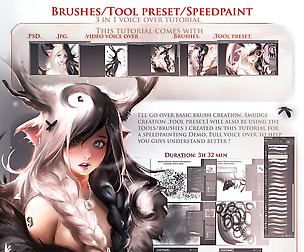 Brushes.Tool preset.Speedpant voice over tutorial