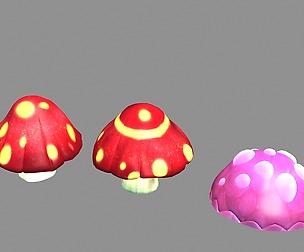 One hundred thousand mountains - mushrooms 01