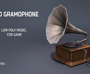 Old gramophone
