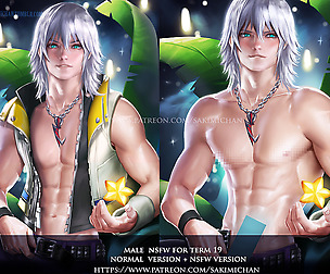 Riku SFW/NSFW pack