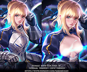 Saber special (Saber lily and Saber) SFW/NSFW pack