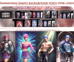 Background voice over tutorial pack