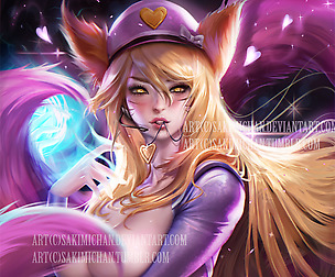 Popstar Ahri SFW/NSFW pack