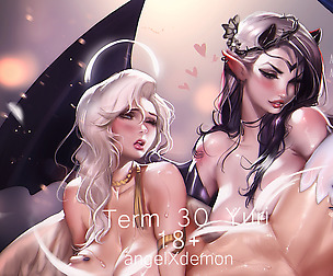 Devil X Angel (Yuri-Yaoi )pack