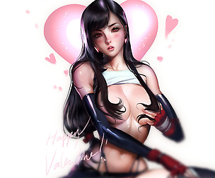 Tifa NSFW pinup pack