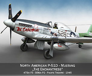 North American P-51D Mustang - The Enchantress