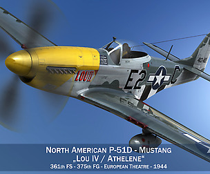 North American P-51D Mustang - Lou IV